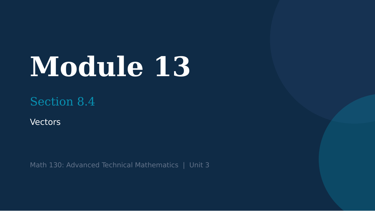 Math 130 – Unit 3 Study Guide (Fall 2026)